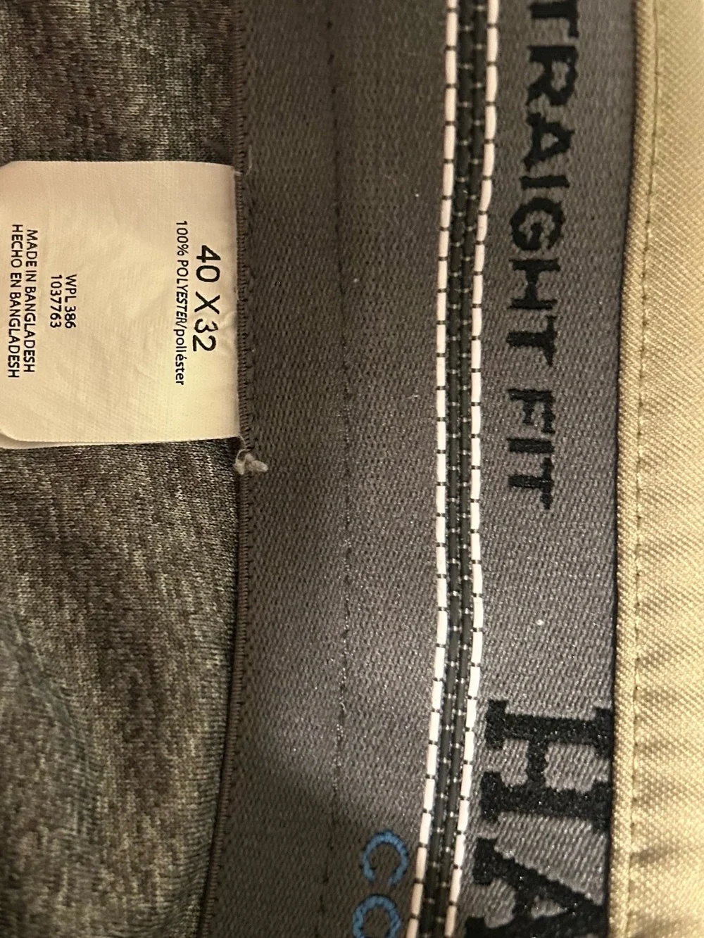 Haggar Men’s Chino Pants in Tan